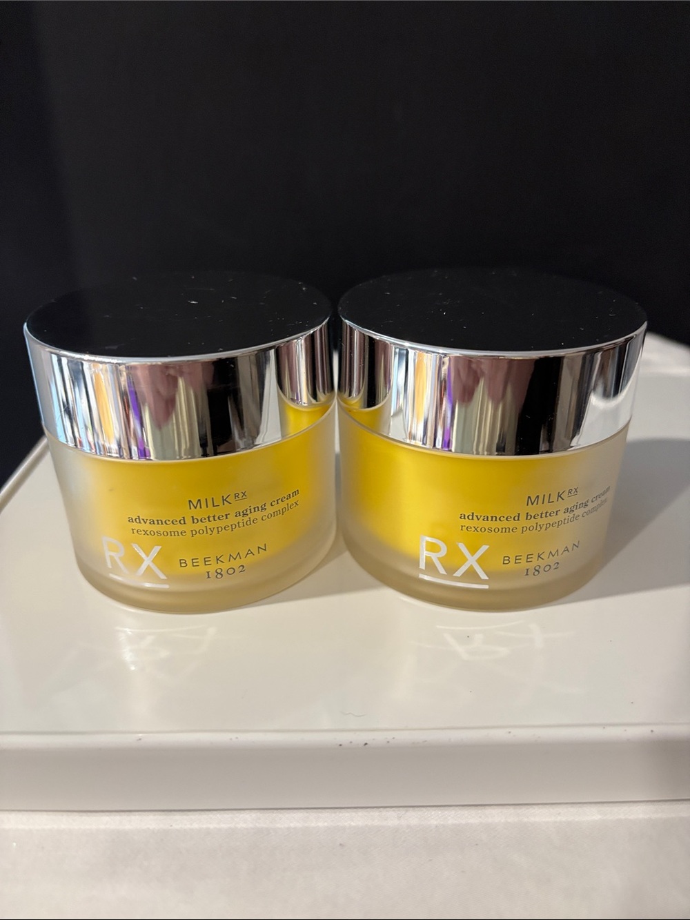 Beekman 1802 MILK Rx Advanced Better Aging Cream - 3.4 oz PAIR